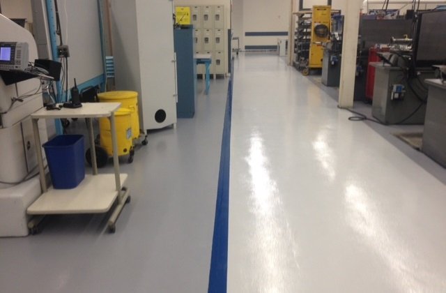 hygienic food factory floor